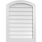 Ekena Millwork Arch Top Surface Mount PVC Gable Vent: Functional, w/ 2"W x 1-1/2"P Brickmould Frame, 20"W x 28"H GVPAR20X2802SF - alternate 1
